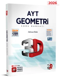 3D AYT Geometri kitap kapağı