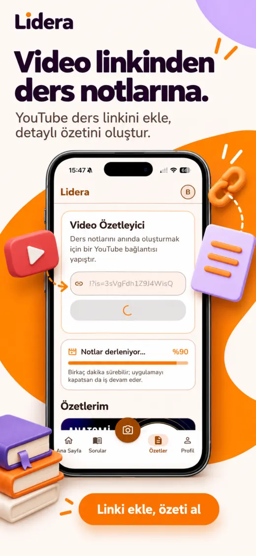 Videodan notlara ekranı