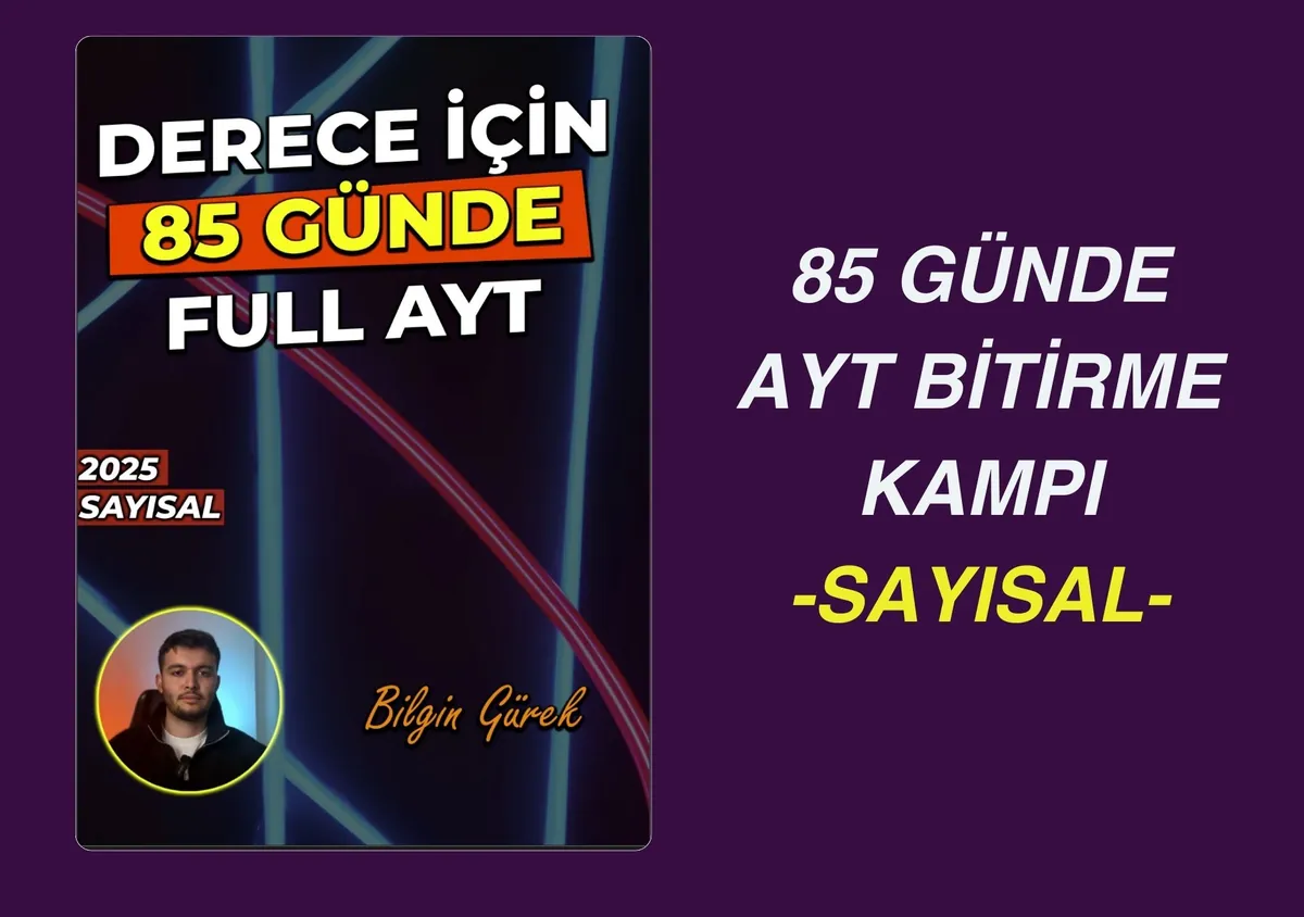 85 Günde Full AYT Sayısal Kamp