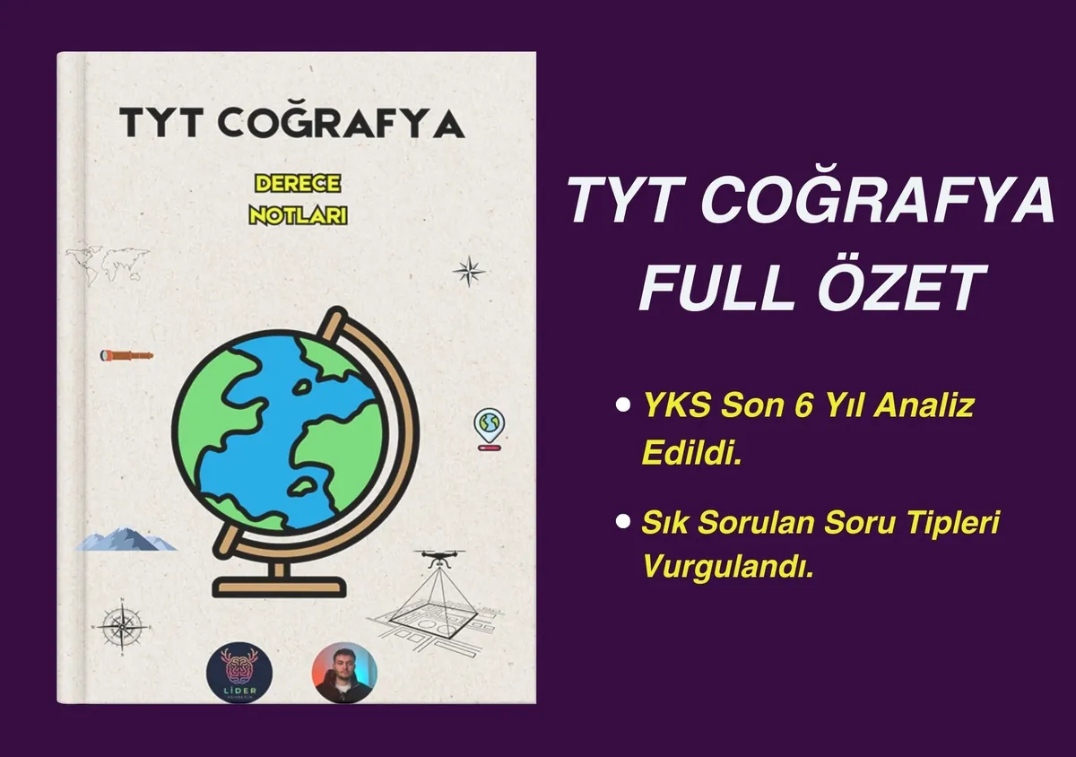 TYT Coğrafya Full Özet | Tekrar Notları