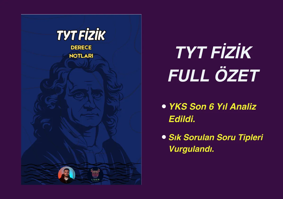 TYT Fizik Full Özet | Tekrar Notları