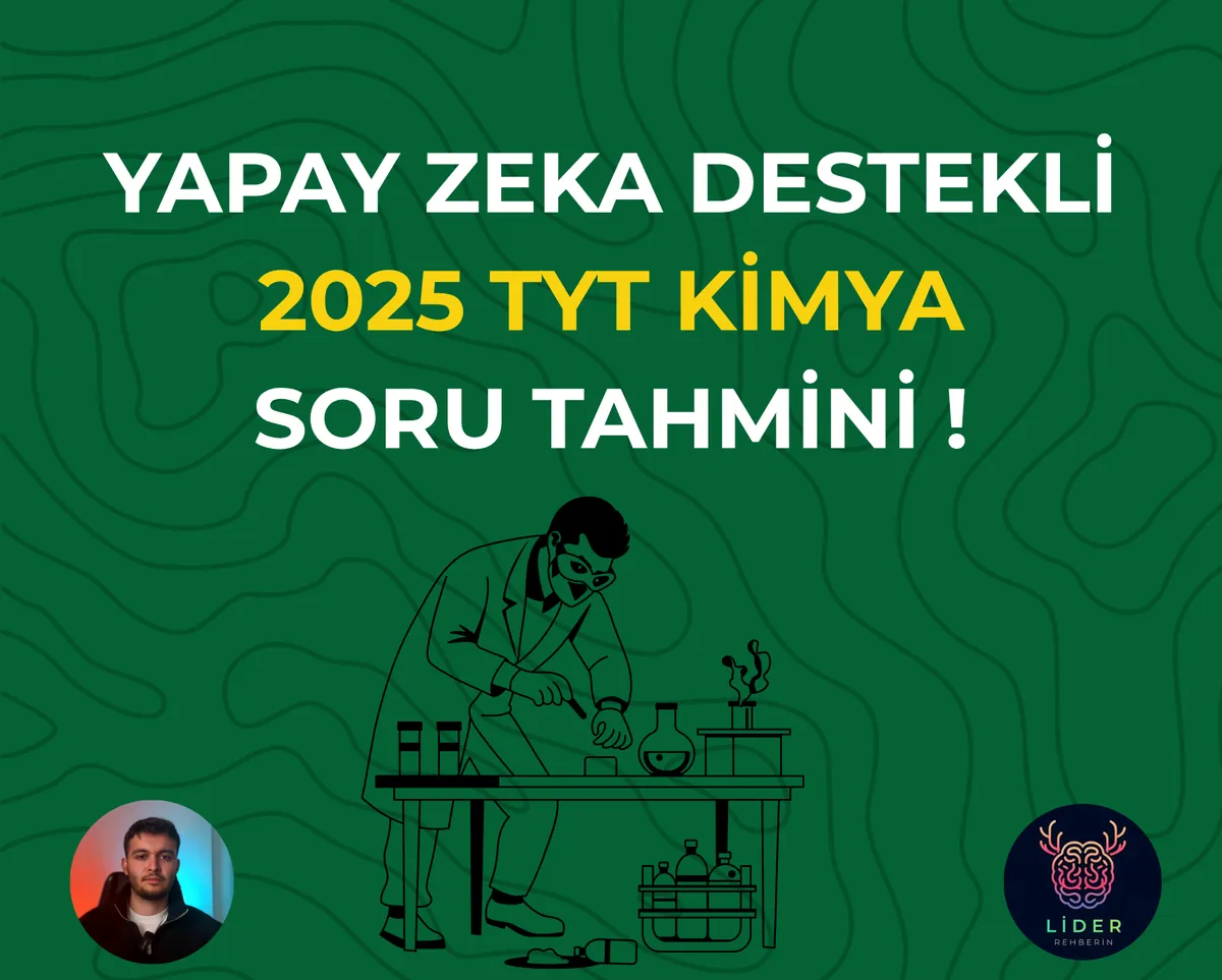 YAPAY ZEKA 2025 TYT KİMYA TAHMİNİ